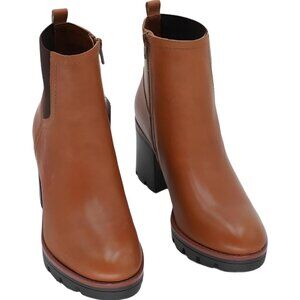 Naturalizer Verney Lug-Sole Chelsea Booties Cider Spice - Women's US 7.5M